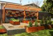 17 low maintenance landscaping ideas - chris and peyton lambton backyard  design HGXJXAX
