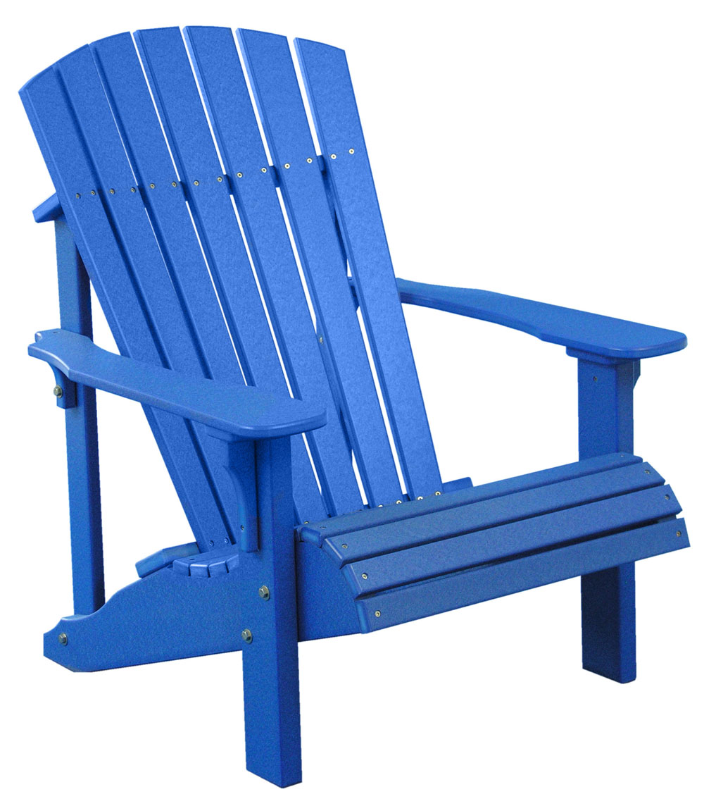 adirondack chairs ... picture of luxcraft poly deluxe adirondack chair ... ZGMHMIY