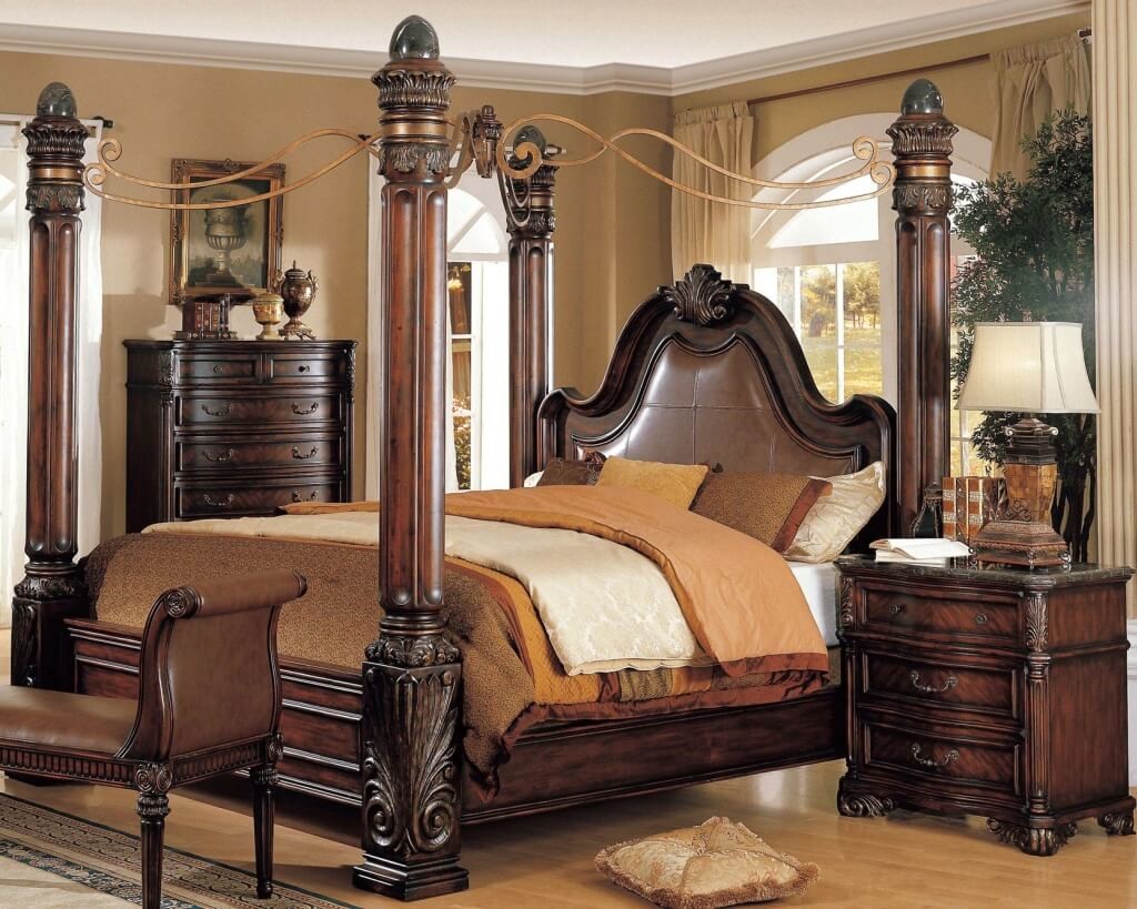 amazing teak cheap king size bedroom sets with dark brown finish and LGHJLFV