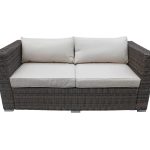 ascot outdoor rattan sofa 2 seat in truffle FLBWJLD