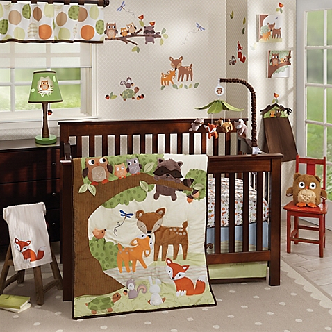 baby bedding sets image of lambs u0026 ivy® woodland tales crib bedding collection WQPCQUP