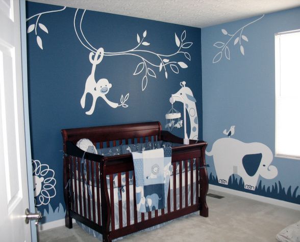 baby boy nursery ideas modern animal theme - nursery designs - decorating ideas - hgtv rate my GENGUNY