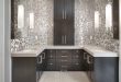 bathroom remodel ideas metal mosaic STDMWGH