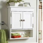bathroom wall cabinets white cottage style bathroom wall cabinet storage shelf NKOPPCT