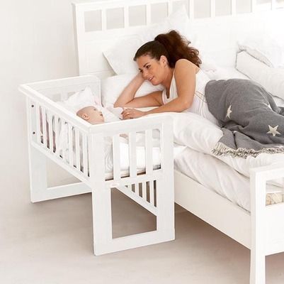 bedside crib berços acoplados (co-sleeper): cama compartilhada com espaço e segurança! DEBYCBD
