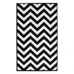 black and white rug chevron college rug - black and white EYOZFKN