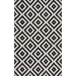 black and white rug climer hand-tufted black area rug OCPFJTD
