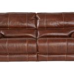 brown leather sofa cindy crawford home san michele brown leather power reclining sofa KVDGMYU