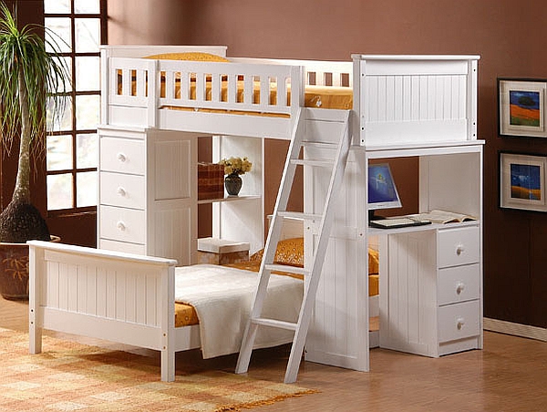 bunk beds with desk view in gallery gorgeous bunk bed design with a desk underneath JLQIEJP