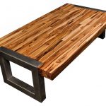 butcher block table gorgeous coffee table! would look great in my living room. RLXAOGN