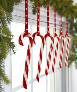 christmas decorating ideas dangle candy canes. HWHZQMU