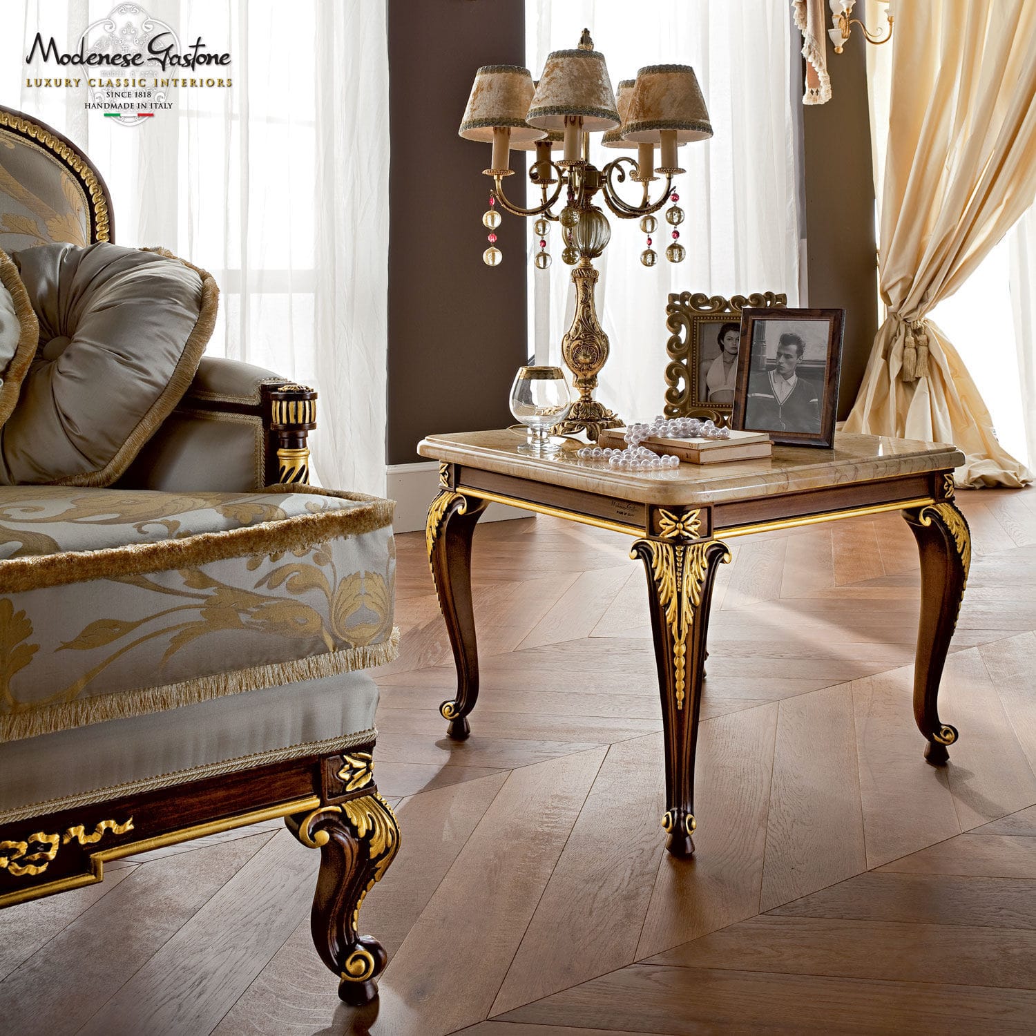 classic furniture ... classic side table / wooden / metal / marble casanova modenese gastone FXMHULL
