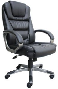 computer chair boss black leatherplus executive chair PRBNGSK