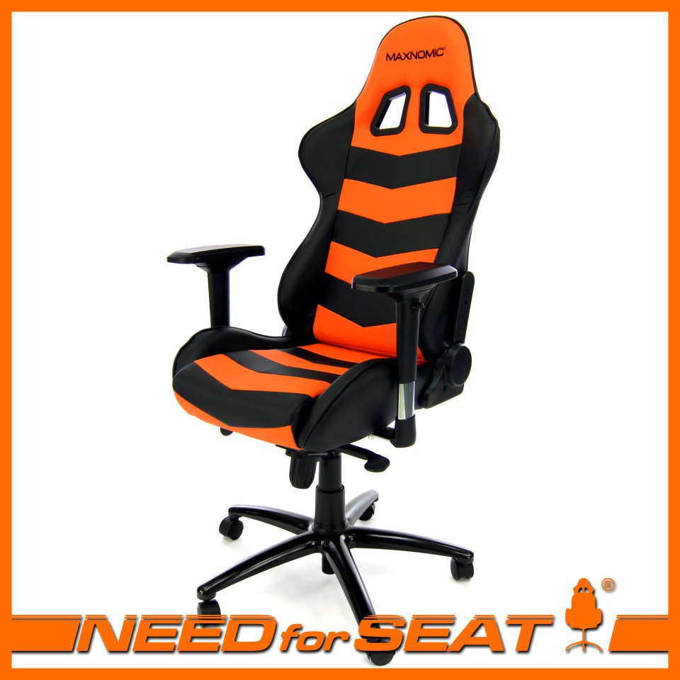 computer chair maxnomic™ thunderbolt orange VRHZINE