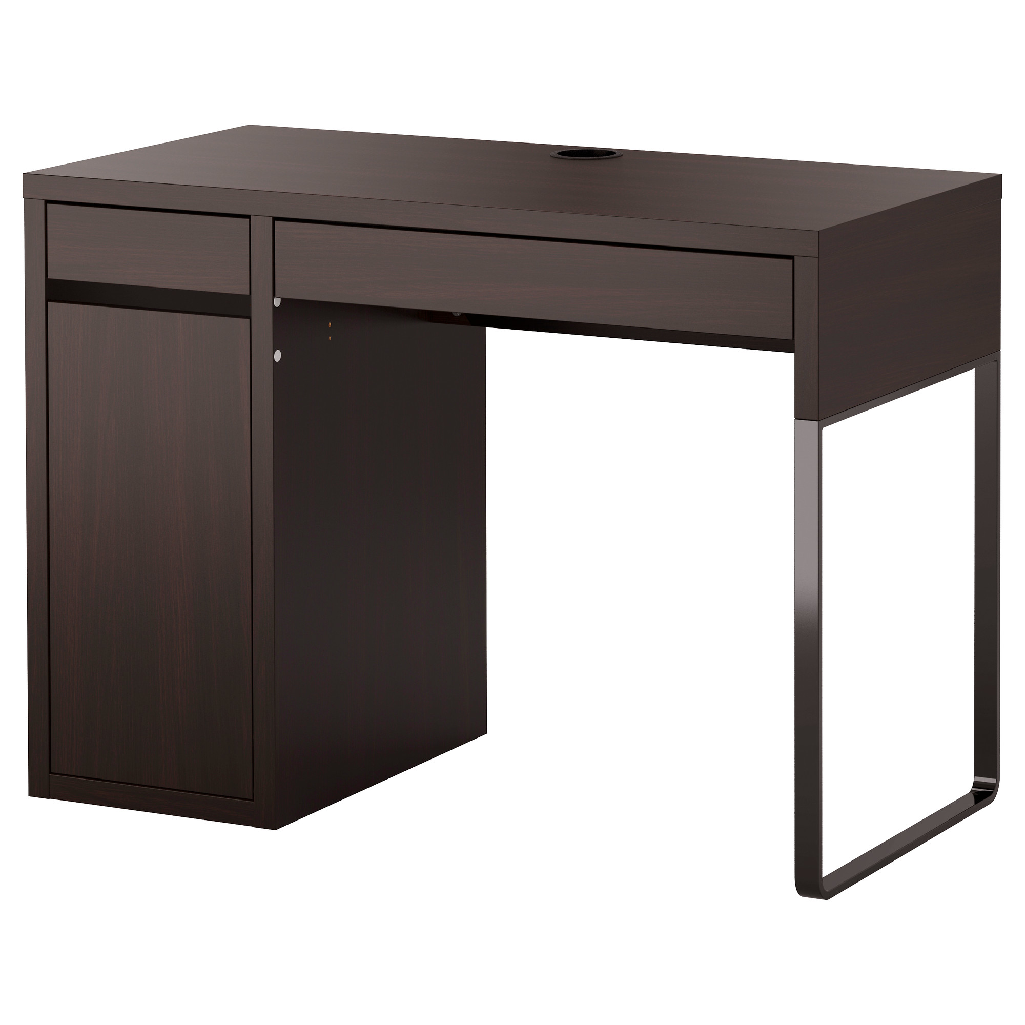 computer desk micke desk, black-brown width: 41 3/8  HPALOXD
