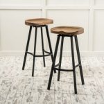 counter height stools albia swivel barstool (set of 2) by christopher knight home (brown) ( JNKYRDF
