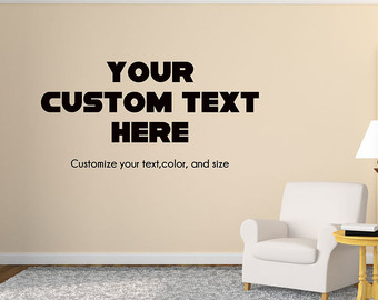 custom wall decals custom wall decal custom office or study wall decal wall decor - your SNURZAD
