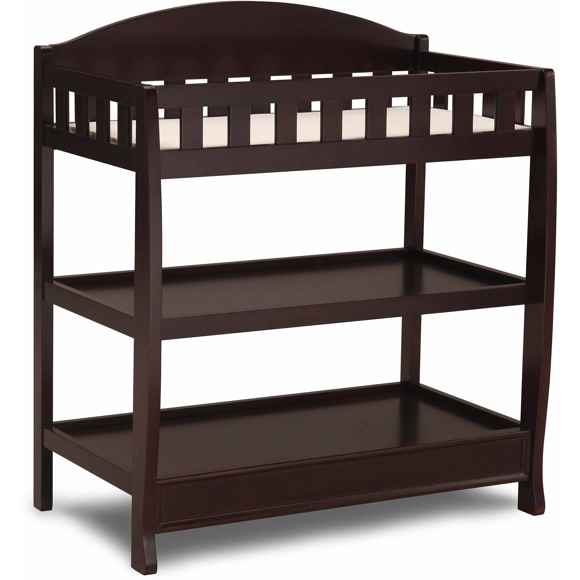 delta children wilmington changing table with pad chocolate XEIBSFU