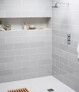 devon metro flat arctic grey gloss subway kitchen bathroom wall tiles 10 x YAYIHSC
