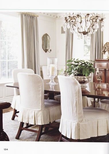 dining room chair covers love these darling chairs. slipcovers for dining ... POZEGSB