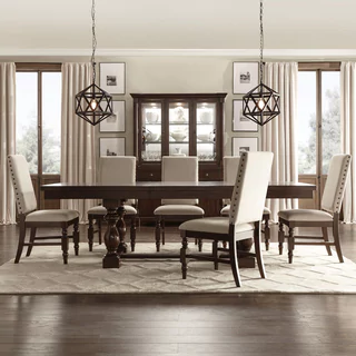 dining room tables flatiron baluster extending dining set by inspire q classic DSIYBHL