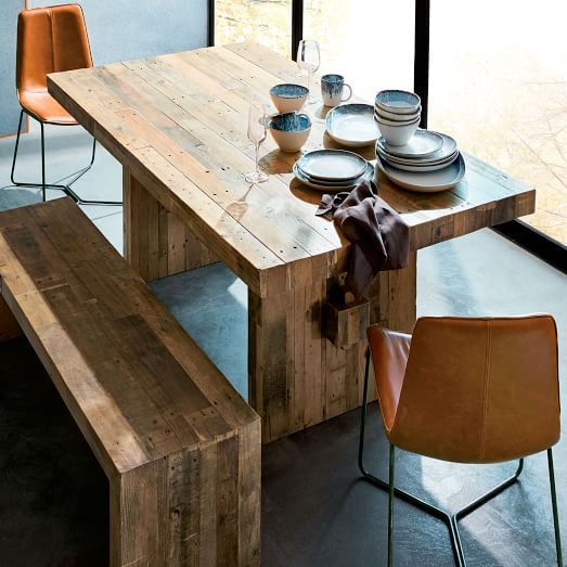 emmerson® reclaimed wood dining table DRPUHSE
