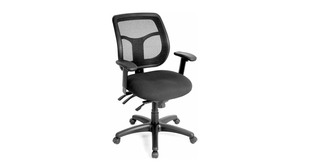ergonomic chair synchro-tilt angles the back and seat tilt together in a preset ratio on MYACIUP