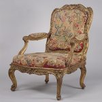 french furniture armchair (fauteuil à la reine) (part of a set) ZMWDRCY