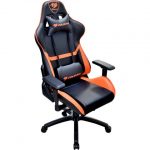gamer chair cougar armor gaming chair (black and orange) XQFPNGD