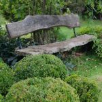 garden benches rustic back with a bench. link doesnu0027t lead directly to the pic though NIGCXKQ