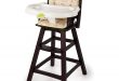 high chairs summer infant classic comfort wood high chair, fox and friends, espresso  stain RWGXFVP