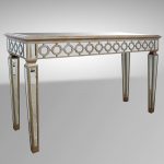 hyde transitional mirrored console table JTFLNTL