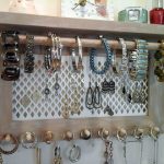 jewelry organizer wall mount necklace bracelet ring earring holder. all in  one FOGFFQK