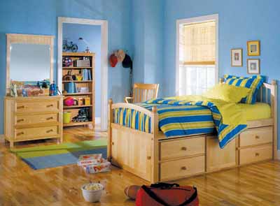 kids bedroom decoration a captainu0027s bed, named for designs used aboard ships, is a great solution VNOZVMP