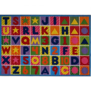 kids rugs fun rugs numbers and letters kidsu0027 rug QWAVDGN
