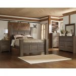 king size bedroom sets driftwood rustic modern 6 piece king bedroom set - fairfax OBGTJAC