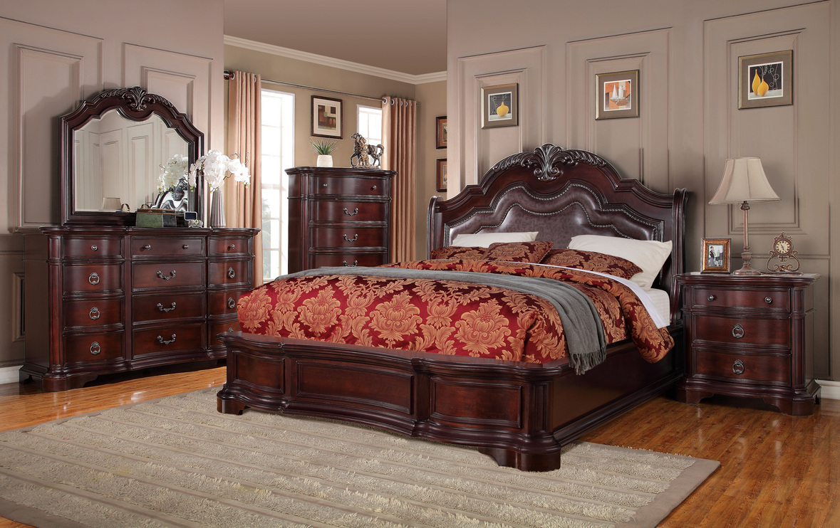 king size bedroom sets | king size 5pc carson 1394 bedroom set NUNTCWS