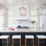 kitchen island lighting love the oversized island with thick countertop. different color island. i  donu0027t UQPXEOF
