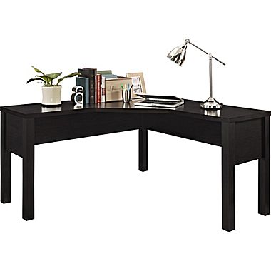 l shaped desk altra princeton l-shaped desk, espresso (9820096) XJZRMOZ
