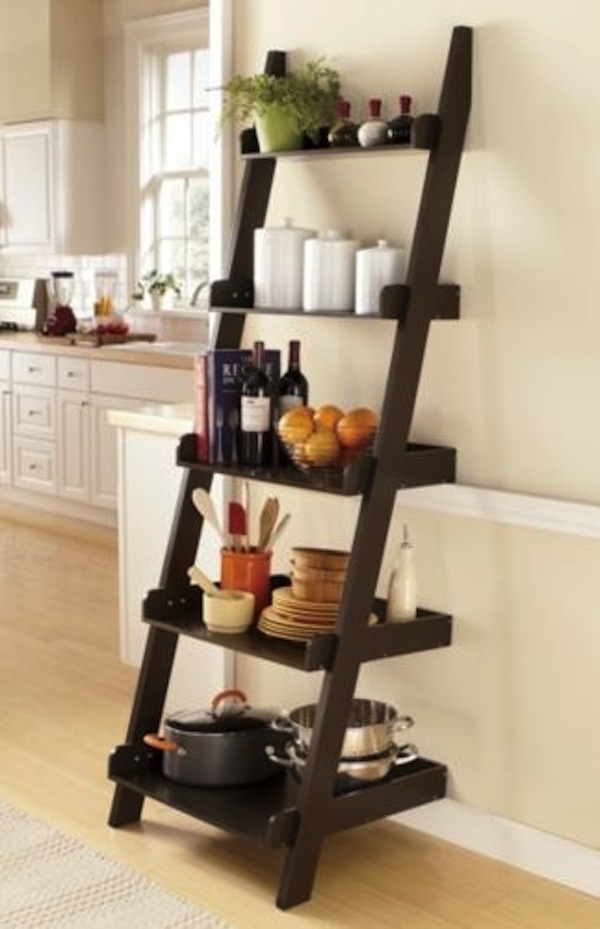 ladder shelves ladder shelf in kitchen TCMGSED