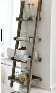 ladder shelves leaning ladder bookshelf NBFMAEK