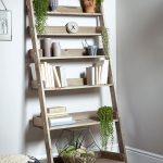 ladder shelves new rustic wooden ladder shelf - wide - furniture YBGSRKO