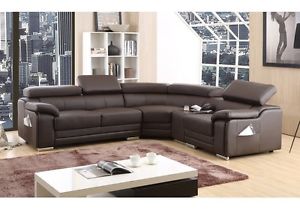 leather corner sofa image is loading dakota-brown-bonded-leather-corner-sofa-right-hand NVUGJZZ