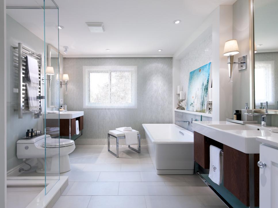 luxury bathrooms gray sophistication WFHKROU