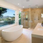 modern bathroom design contemporary bathroom features freestanding tub u0026 shower for two WDLNPOE