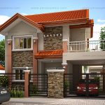 modern house designs such as mhd-2012004 has 4 bedrooms, 2 baths and 1 SQFHPBT