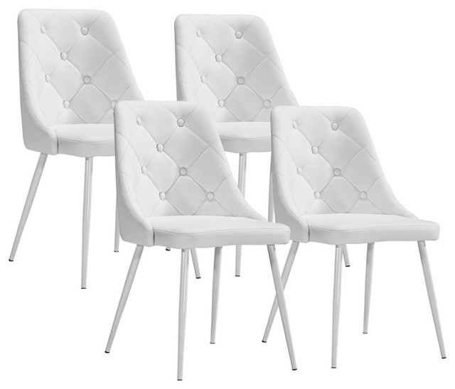 modern white dining chairs AHAWOIV