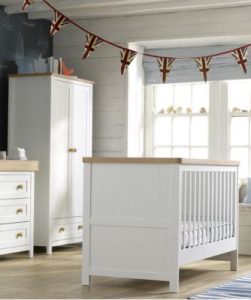 nursery furniture sets mothercare lulworth 3-piece nursery furniture set - classic white GDXCWTB