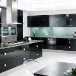 one color fits most: black kitchen cabinets RGQRLZP