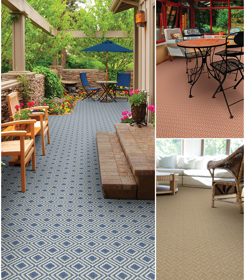 outdoor carpet stocked in a 13u00272u201d width for ease of installation, our indoor/outdoor  carpets UCBURFO
